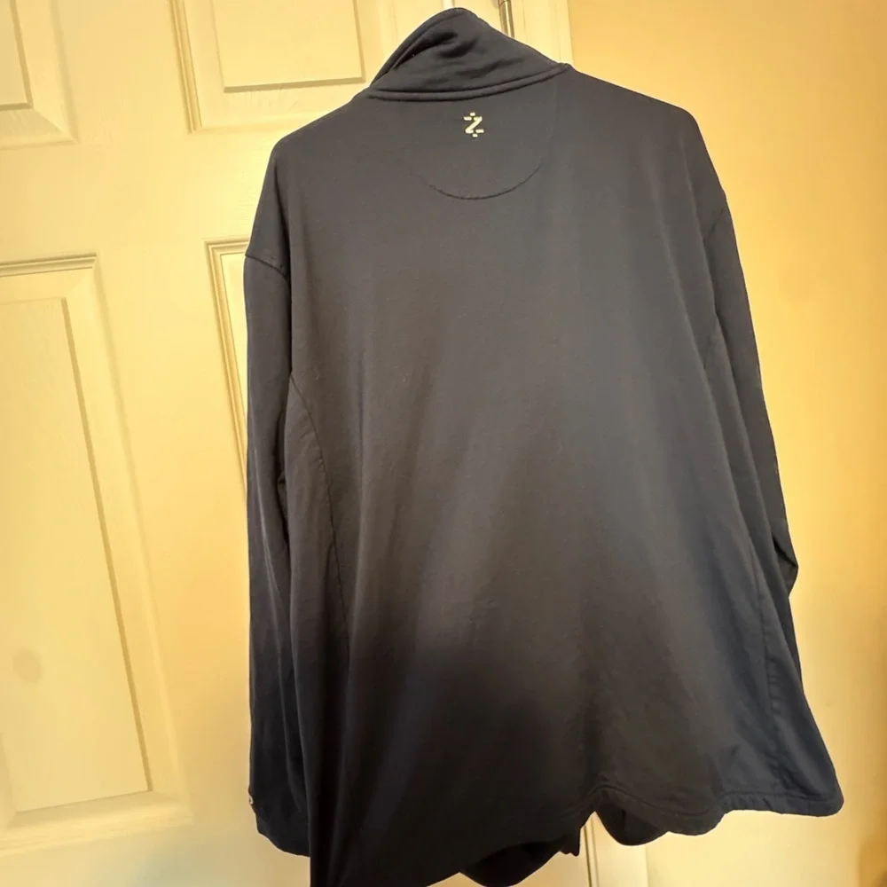 Izod Men's Navy Quarter-Zip Jacket